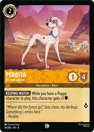 Perdita - On the Lookout (14/204) [Reign of Jafar] | Cards and Coasters CA