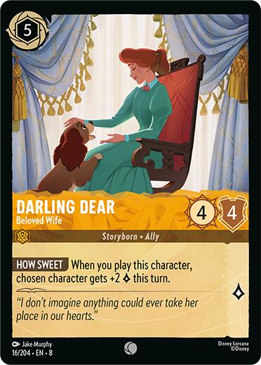 Darling Dear - Beloved Wife (16/204) [Reign of Jafar] | Cards and Coasters CA