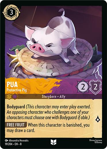 Pua - Protective Pig (19/204) [Reign of Jafar] | Cards and Coasters CA