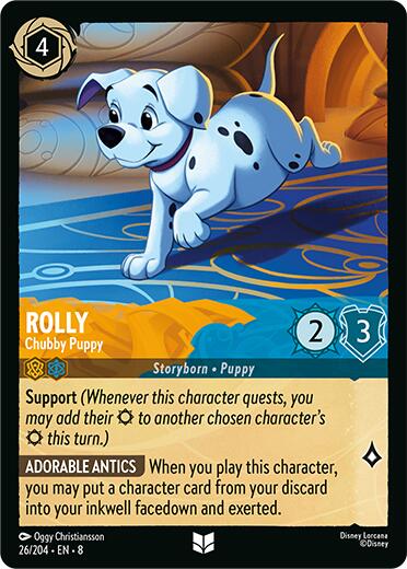 Rolly - Chubby Puppy (26/204) [Reign of Jafar] | Cards and Coasters CA