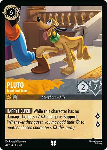 Pluto - Tried and True (28/204) [Reign of Jafar] | Cards and Coasters CA
