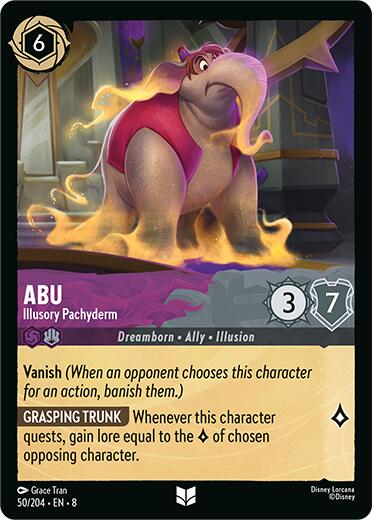 Abu - Illusory Pachyderm (50/204) [Reign of Jafar] | Cards and Coasters CA
