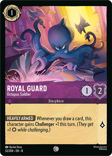 Royal Guard - Octopus Soldier (52/204) [Reign of Jafar] | Cards and Coasters CA