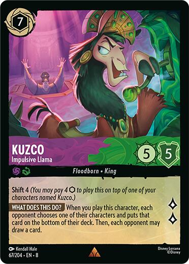 Kuzco - Impulsive Llama (67/204) [Reign of Jafar] | Cards and Coasters CA