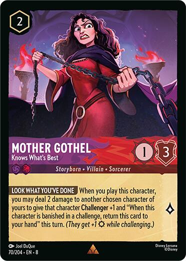 Mother Gothel - Knows What's Best (70/204) [Reign of Jafar] | Cards and Coasters CA
