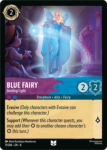 Blue Fairy - Guiding Light (71/204) [Reign of Jafar] | Cards and Coasters CA
