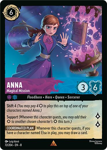 Anna - Magical Mission (72/204) [Reign of Jafar] | Cards and Coasters CA