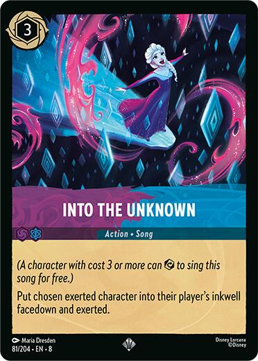 Into the Unknown (81/204) [Reign of Jafar] | Cards and Coasters CA