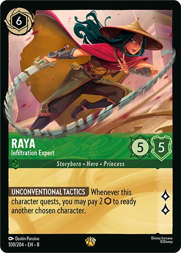 Raya - Infiltration Expert (100/204) [Reign of Jafar] | Cards and Coasters CA