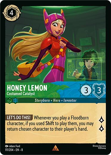 Honey Lemon - Costumed Catalyst (111/204) [Reign of Jafar] | Cards and Coasters CA