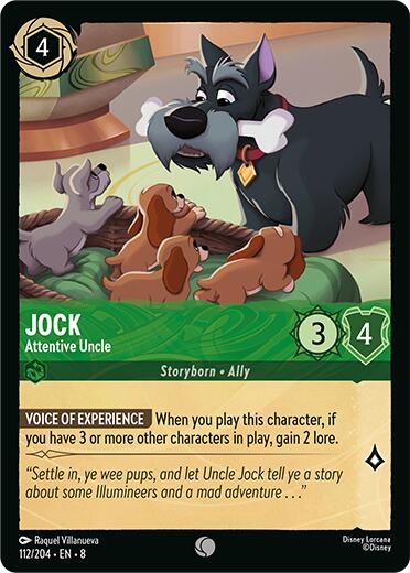 Jock - Attentive Uncle (112/204) [Reign of Jafar] | Cards and Coasters CA