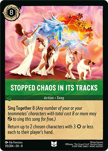 Stopped Chaos in Its tracks (115/204) [Reign of Jafar] | Cards and Coasters CA