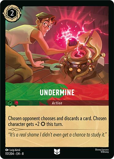 Undermine (117/204) [Reign of Jafar] | Cards and Coasters CA