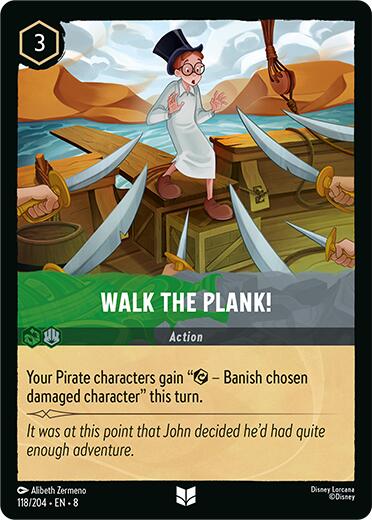 Walk the Plank (118/204) [Reign of Jafar] | Cards and Coasters CA