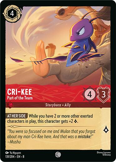 Cri-Kee - Part of the Team (131/204) [Reign of Jafar] | Cards and Coasters CA