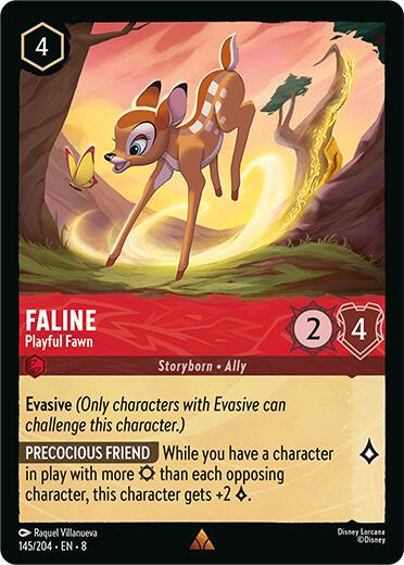 Faline - Playful Fawn (145/204) [Reign of Jafar] | Cards and Coasters CA