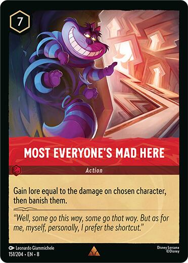Most Everyone's Mad Here (151/204) [Reign of Jafar] | Cards and Coasters CA