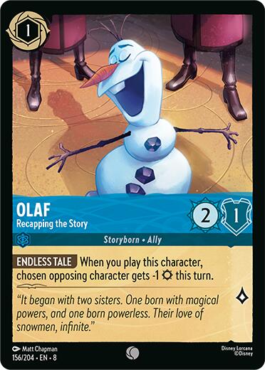 Olaf - Recapping the Story (156/204) [Reign of Jafar] | Cards and Coasters CA