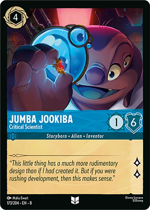 Jumba Jookiba - Critical Scientist (173/204) [Reign of Jafar] | Cards and Coasters CA