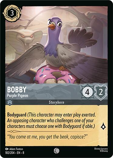 Bobby - Purple Pigeon (182/204) [Reign of Jafar] | Cards and Coasters CA