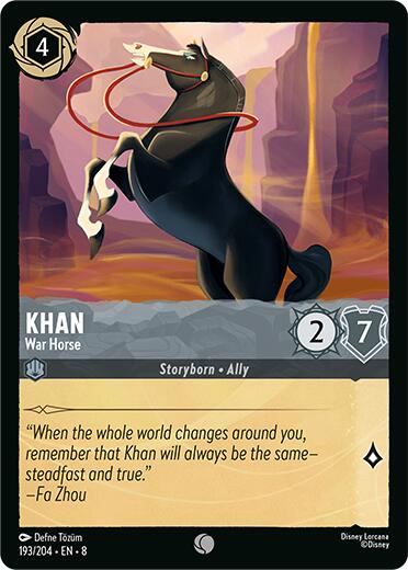 Khan - War Horse (193/204) [Reign of Jafar] | Cards and Coasters CA
