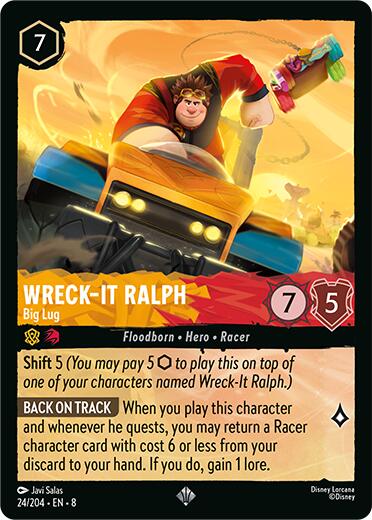 Wreck-It Ralph - Big Lug (24/204) [Reign of Jafar] | Cards and Coasters CA