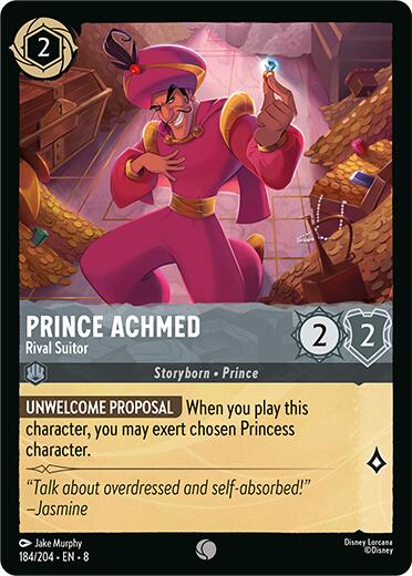 Prince Achmed - Rival Suitor (184/204) [Reign of Jafar] | Cards and Coasters CA