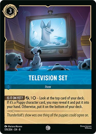 Television Set (178/204) [Reign of Jafar] | Cards and Coasters CA