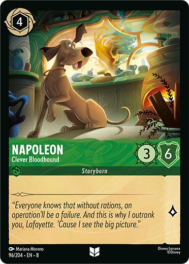 Napoleon - Clever Bloodhound (96/204) [Reign of Jafar] | Cards and Coasters CA