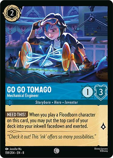 Go Go Tomago - Mechanical Engineer (159/204) [Reign of Jafar] | Cards and Coasters CA
