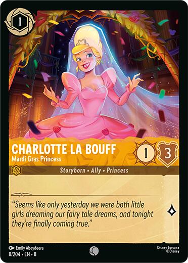 Charlotte La Bouff - Madri Gras Princess (8/204) [Reign of Jafar] | Cards and Coasters CA
