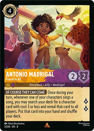 Antonio Madrigal - Friend to All (5/204) [Reign of Jafar] | Cards and Coasters CA