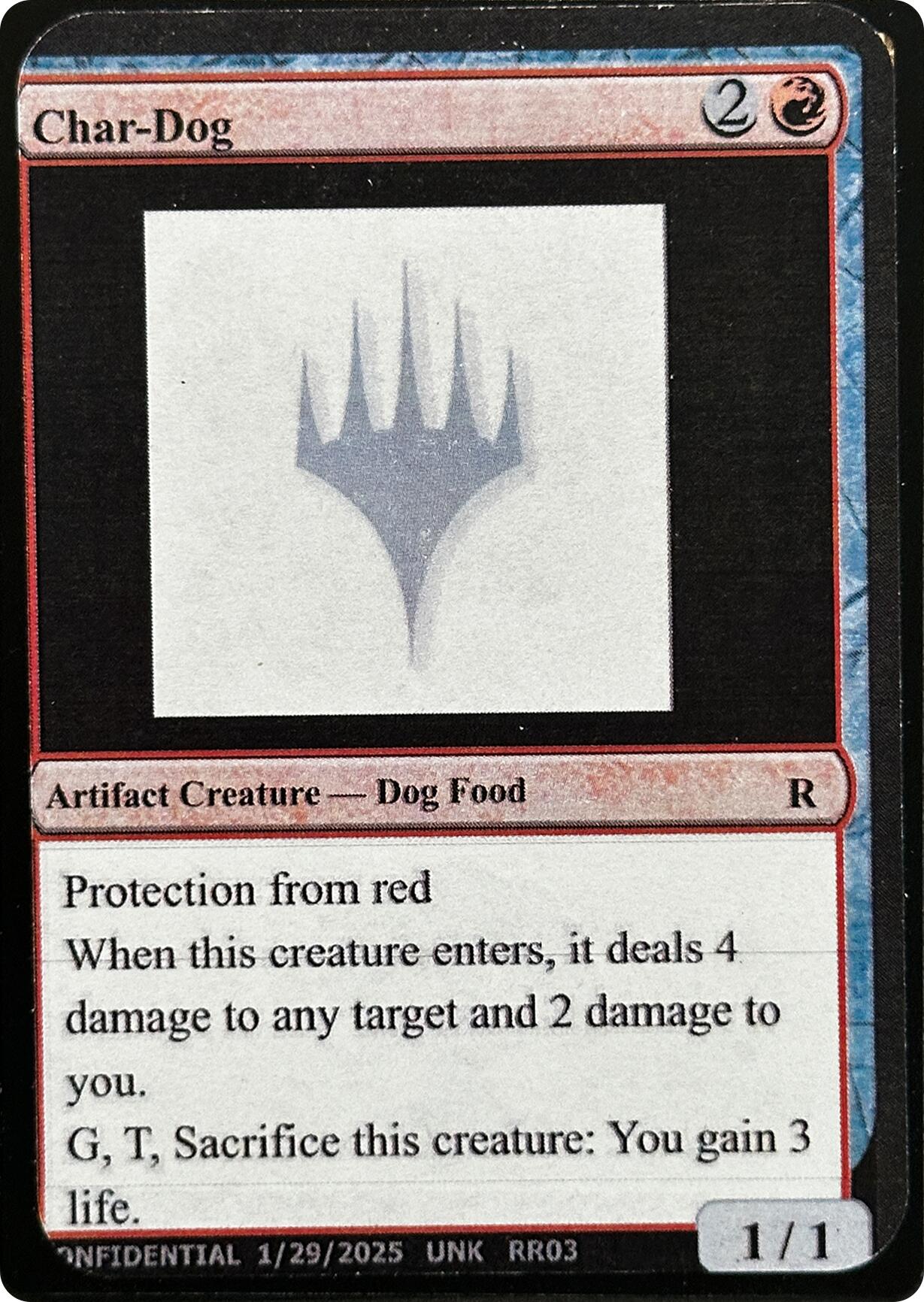 Char-Dog [Unknown Event] | Cards and Coasters CA