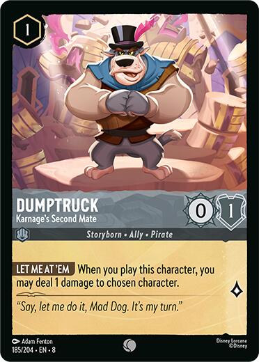 Dumptruck - Karage's Second Mate (185/204) [Reign of Jafar] | Cards and Coasters CA