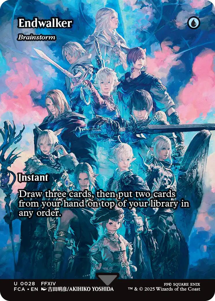 Endwalker - Brainstorm (Showcase) [FINAL FANTASY : Through the Ages] | Cards and Coasters CA