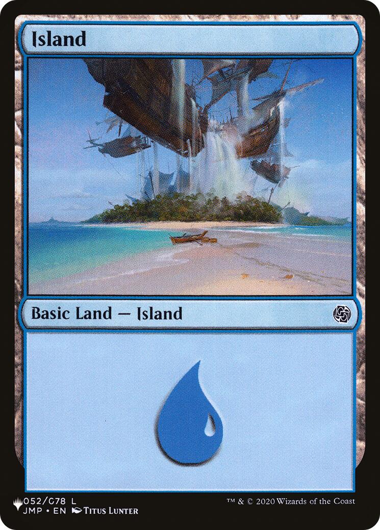 Island (052) (JMP) [The List] | Cards and Coasters CA