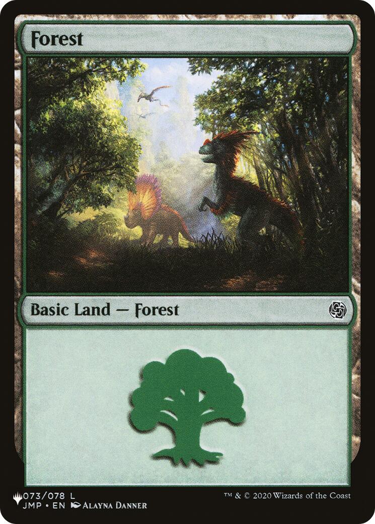 Forest (073) (JMP) [The List] | Cards and Coasters CA