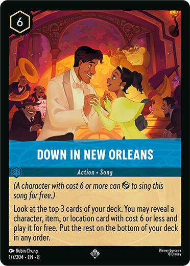Down in New Orleans (177/204) [Reign of Jafar] | Cards and Coasters CA