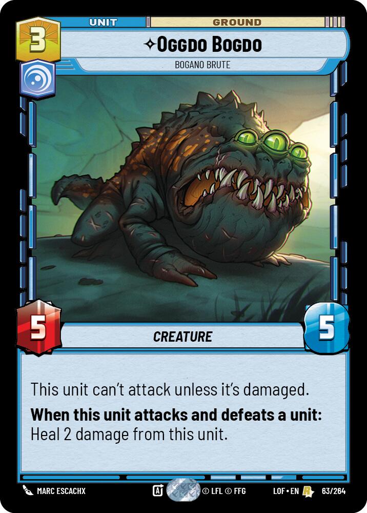 Oggdo Bogdo - Bogano Brute (63/264) (63/264) [Legends of the Force] | Cards and Coasters CA