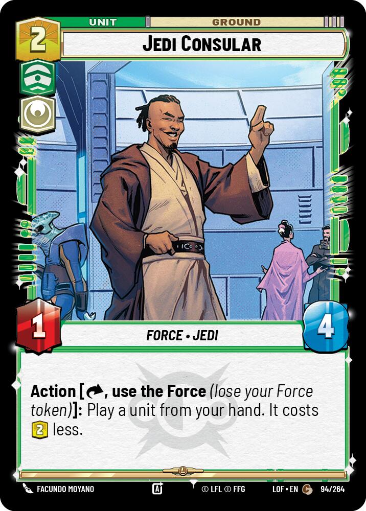 Jedi Consular (94/264) (94/264) [Legends of the Force] | Cards and Coasters CA