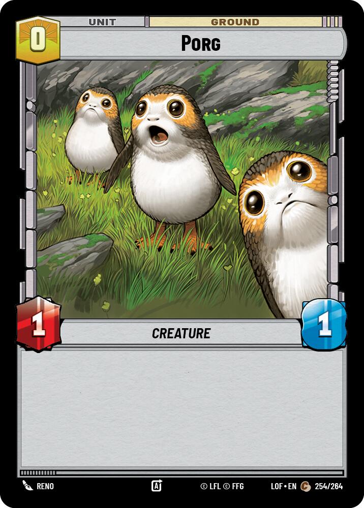 Porg (254/264) (254/264) [Legends of the Force] | Cards and Coasters CA