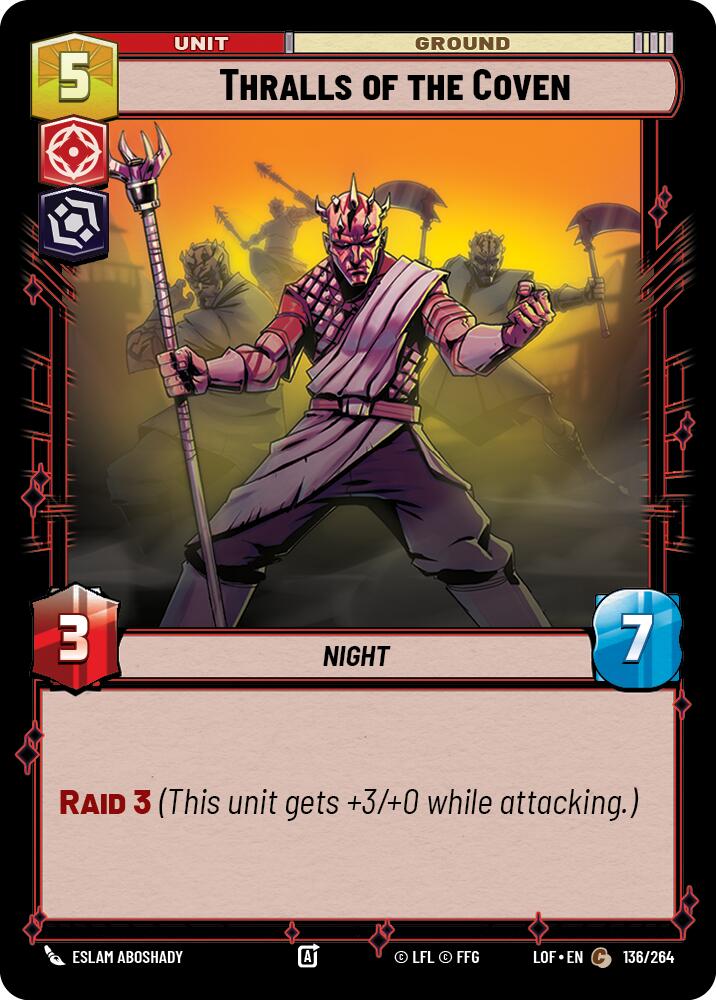 Thralls of the Coven (136/264) (136/264) [Legends of the Force] | Cards and Coasters CA