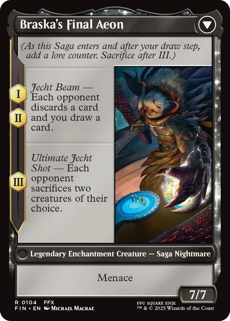 Jecht, Reluctant Guardian // Braska's Final Aeon [FINAL FANTASY] | Cards and Coasters CA