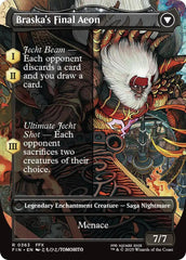 Jecht, Reluctant Guardian // Braska's Final Aeon (Borderless) [FINAL FANTASY] | Cards and Coasters CA