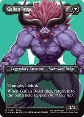 Vincent Valentine // Galian Beast (Borderless) (Surge Foil) [FINAL FANTASY] | Cards and Coasters CA