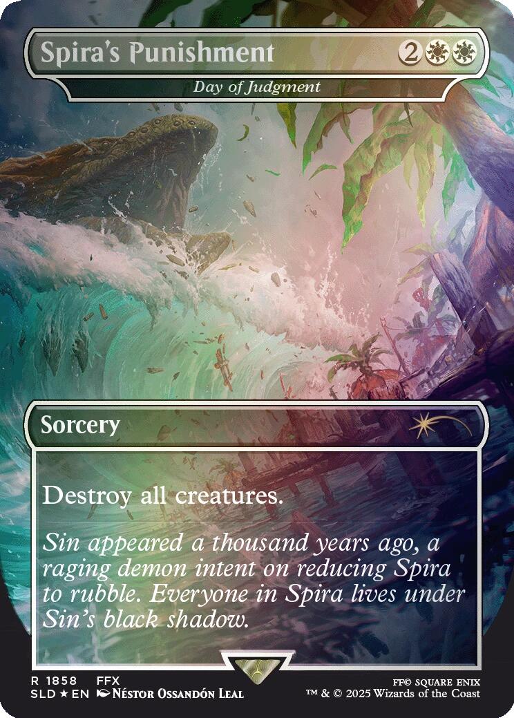 Spira's Punishment - Day of Judgment (Rainbow Foil) [Secret Lair Drop Series] | Cards and Coasters CA