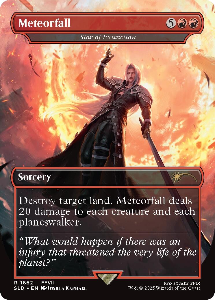 Meteorfall - Star of Extinction [Secret Lair Drop Series] | Cards and Coasters CA