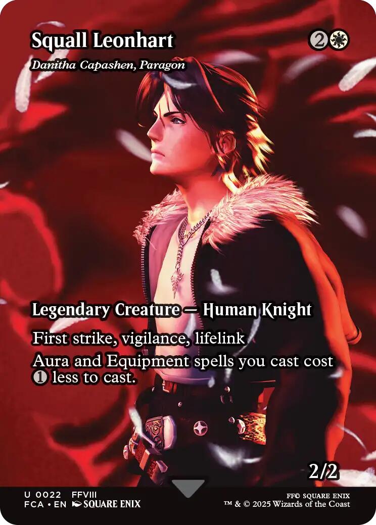 Squall Leonhart - Danitha Capashen, Paragon (Showcase) [FINAL FANTASY : Through the Ages] | Cards and Coasters CA