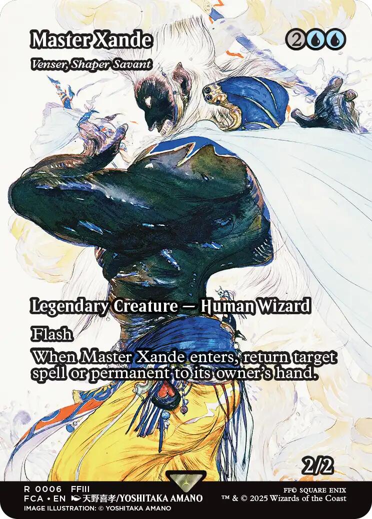 Master Xande - Venser, Shaper Savant (Showcase) [FINAL FANTASY : Through the Ages] | Cards and Coasters CA