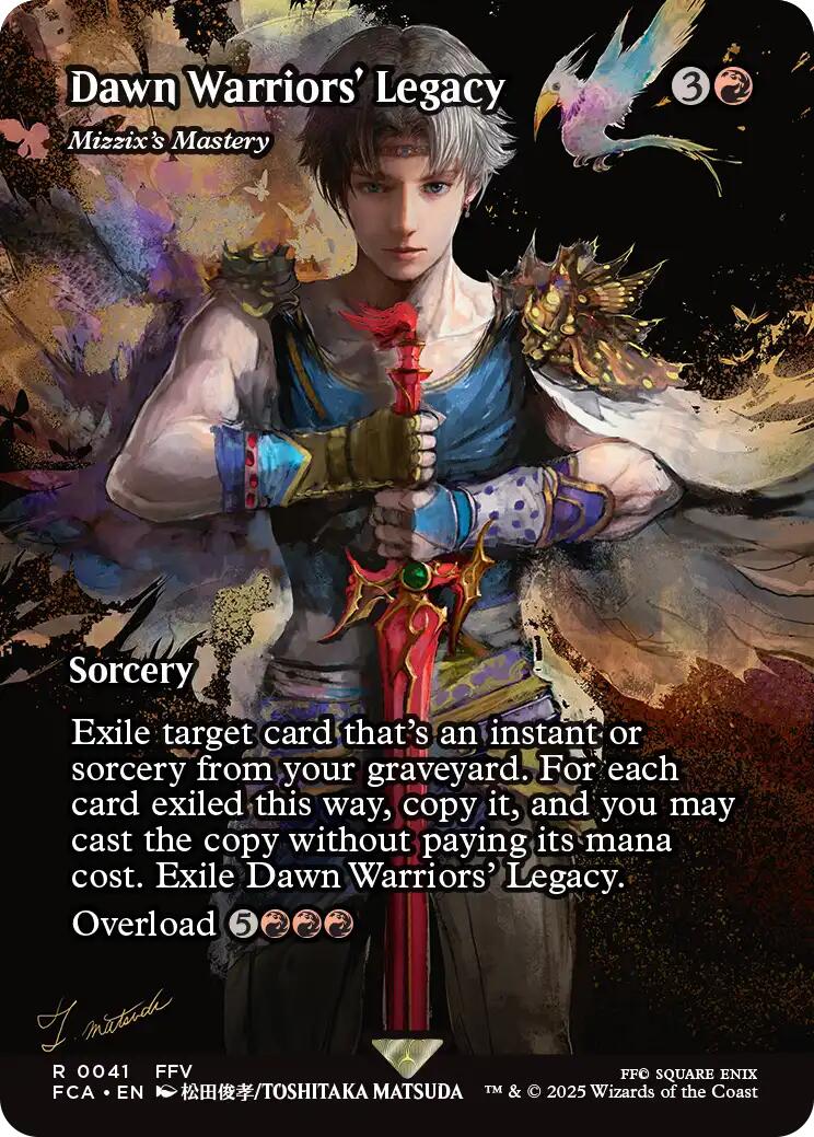 Dawn Warriors' Legacy - Mizzix's Mastery (Showcase) [FINAL FANTASY : Through the Ages] | Cards and Coasters CA